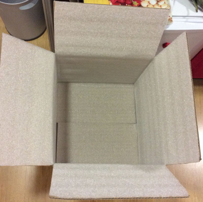 Isothermal box PCA001 white cardboard box lined with Foam or Aluminum 5mm - Image 4