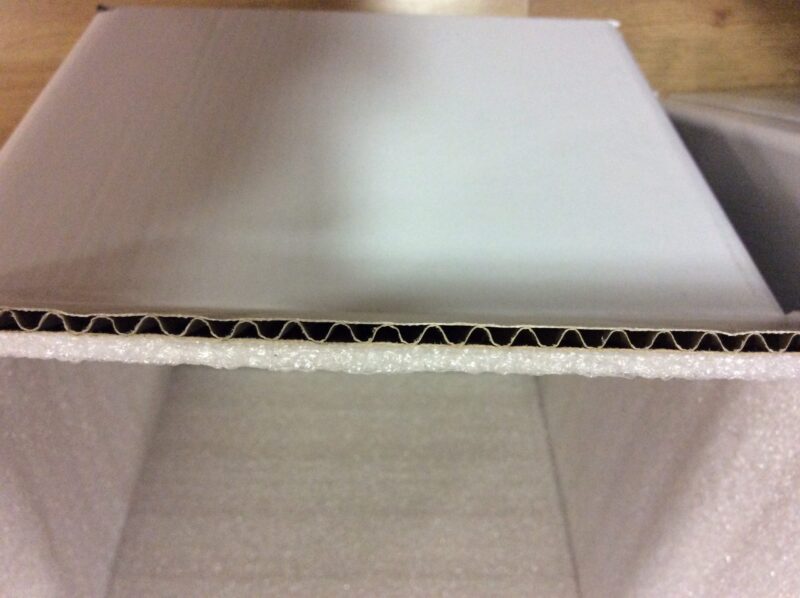 Isothermal box PCA001 white cardboard box lined with Foam or Aluminum 5mm - Image 3